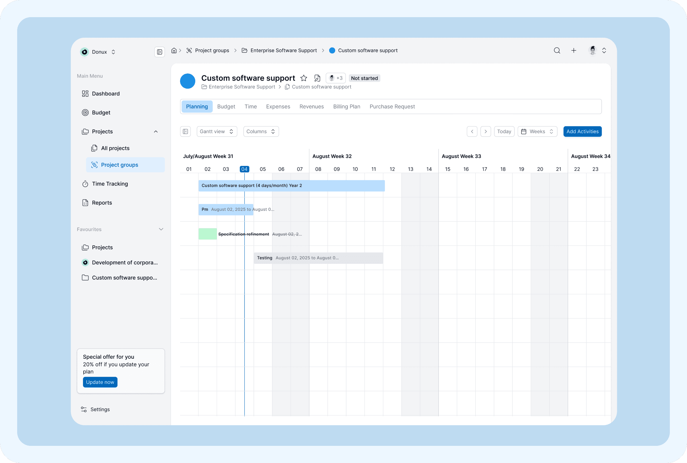 Sinapto legacy interface