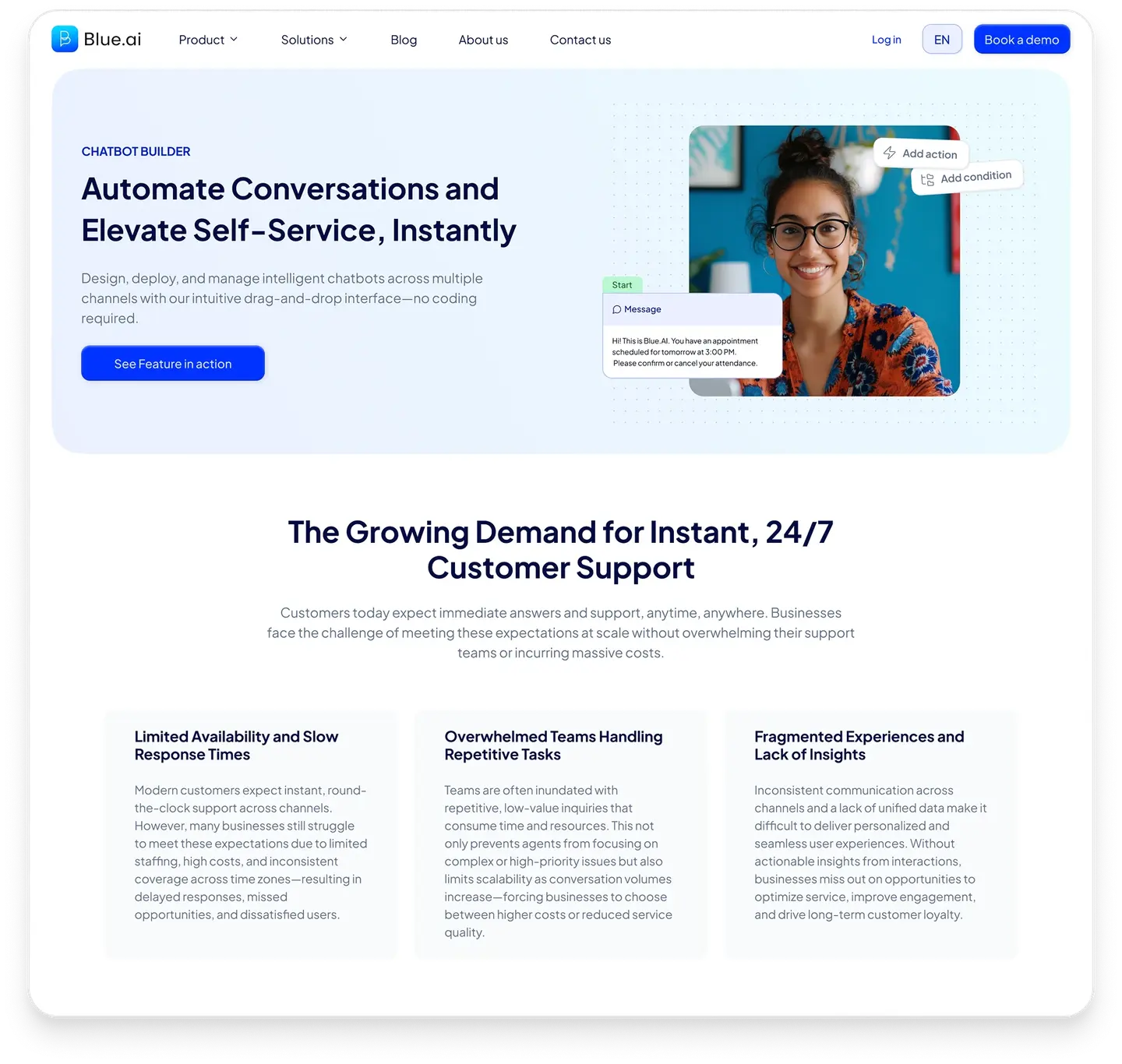 Blue.ai campaign builder