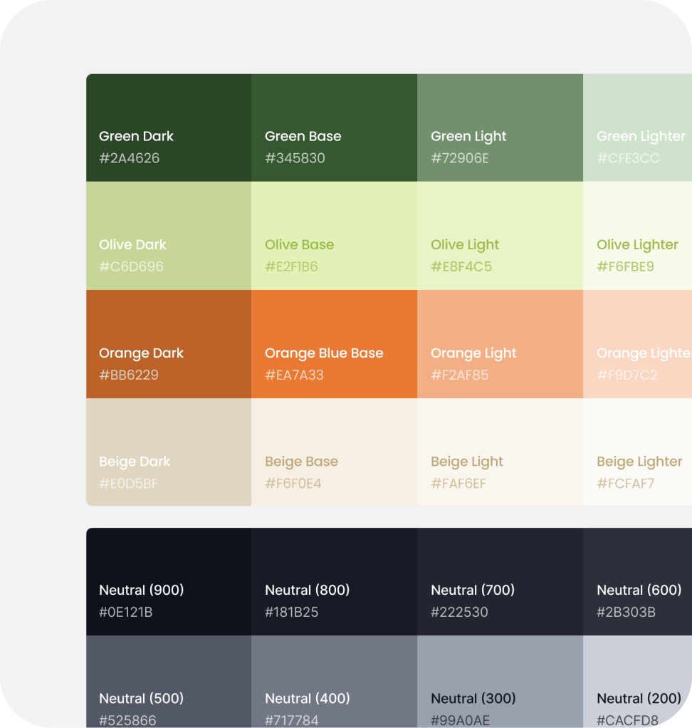Kontai color palette system