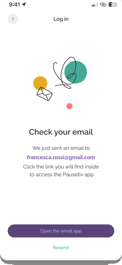 Pausetiv magic link login confirmation