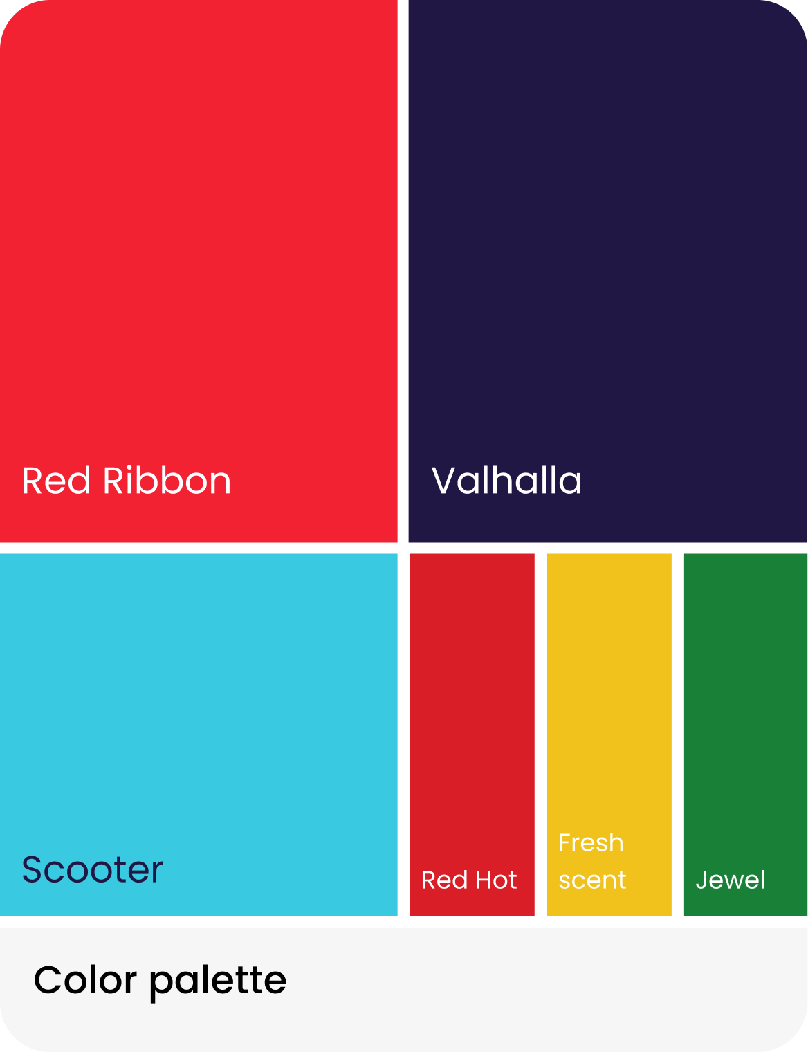 Sportclubby color palette system