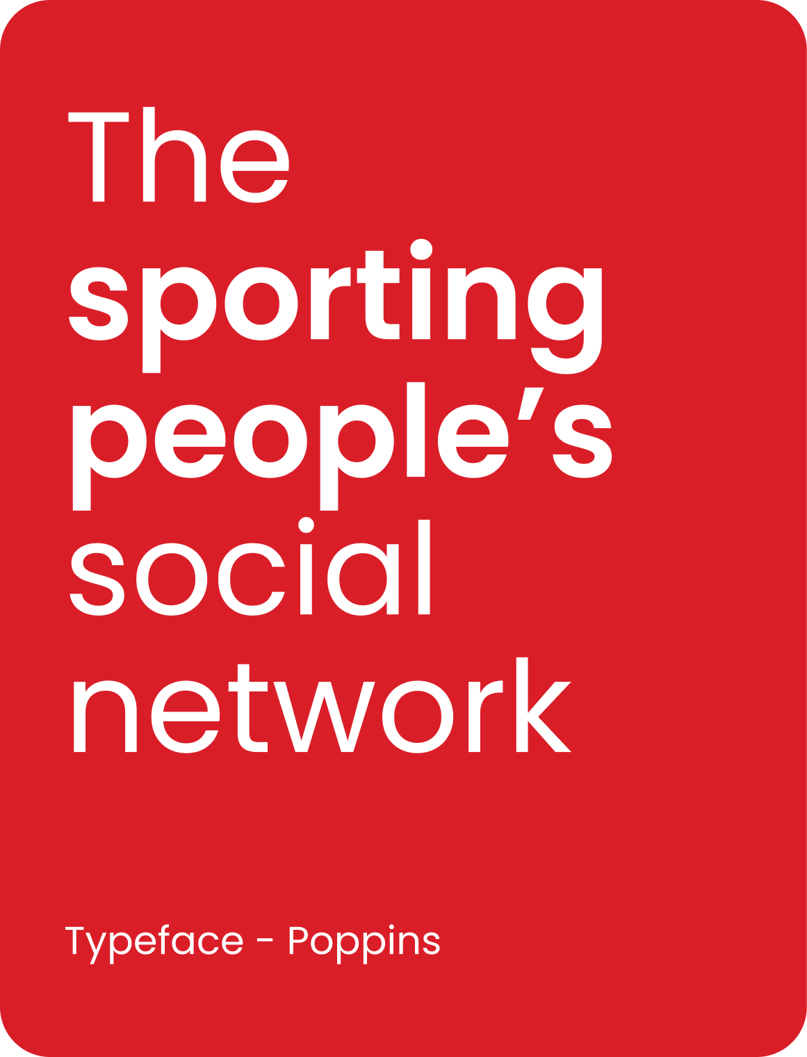Sportclubby typography and brand voice